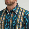 Wrangler Mens Checotah® Western Printed Shirt