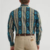 Wrangler Mens Checotah® Western Printed Shirt