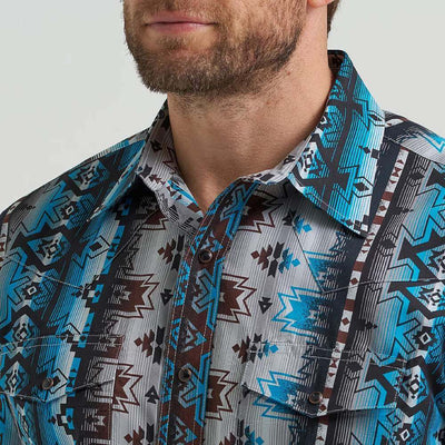 Wrangler Mens Checotah® Western Snap Shirt