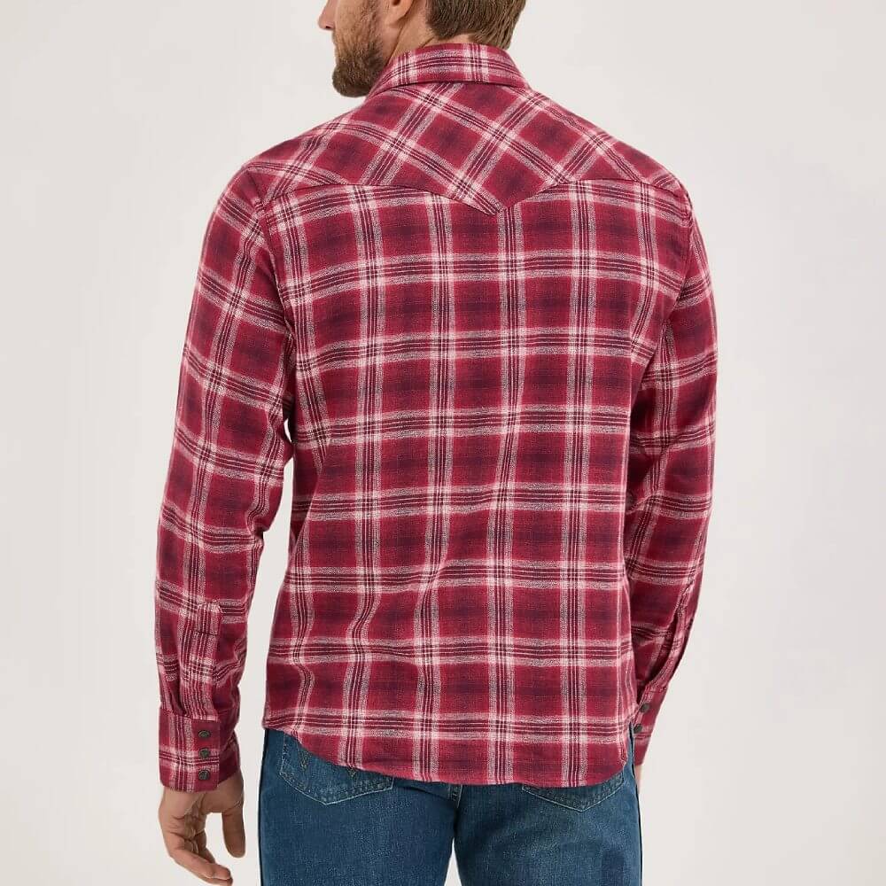Wrangler Mens Retro® Flannel Western Shirt
