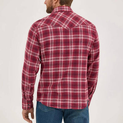 Wrangler Mens Retro® Flannel Western Shirt