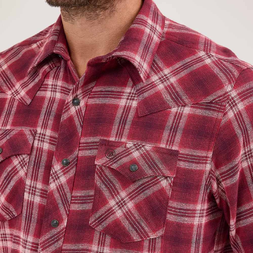 Wrangler Mens Retro® Flannel Western Shirt