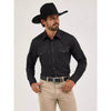 Wrangler Mens Long Sleeve Snap Shirt - 71105BK