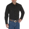 Wrangler Mens Long Sleeve Snap Shirt - 71105BK