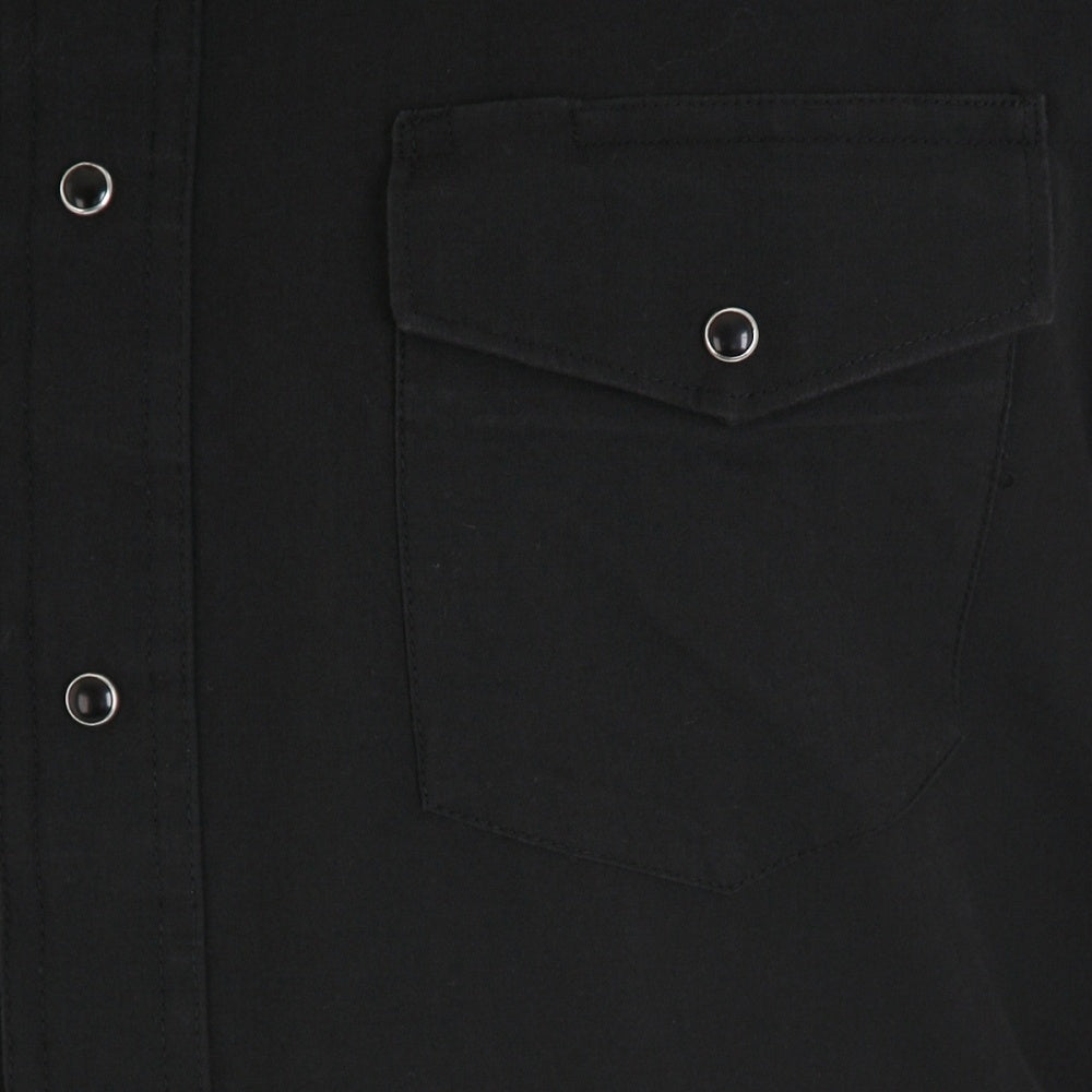 Wrangler Mens Long Sleeve Snap Shirt - 71105BK