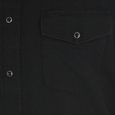 Wrangler Mens Long Sleeve Snap Shirt - 71105BK
