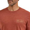 Wrangler Mens Cowboy Back Graphic T-Shirt