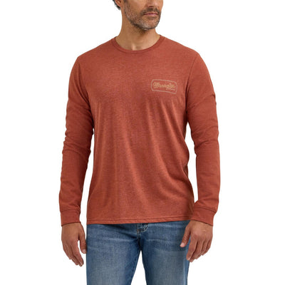 Wrangler Mens Cowboy Back Graphic T-Shirt