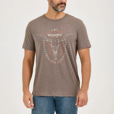 Wrangler Mens Longhorn Graphic T-Shirt