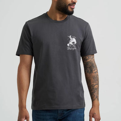 Wrangler Mens Mexico Horse Rider Graphic T-Shirt