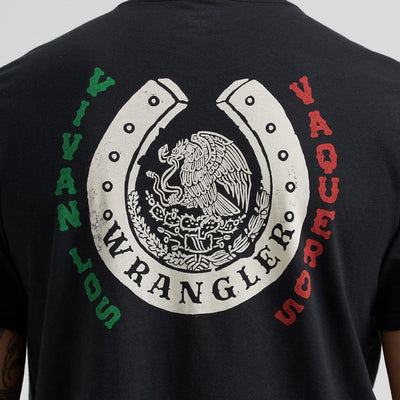 Wrangler Mens Mexico Horse Rider Graphic T-Shirt