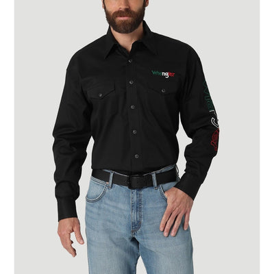Wrangler Mens Mexico Snap Shirt