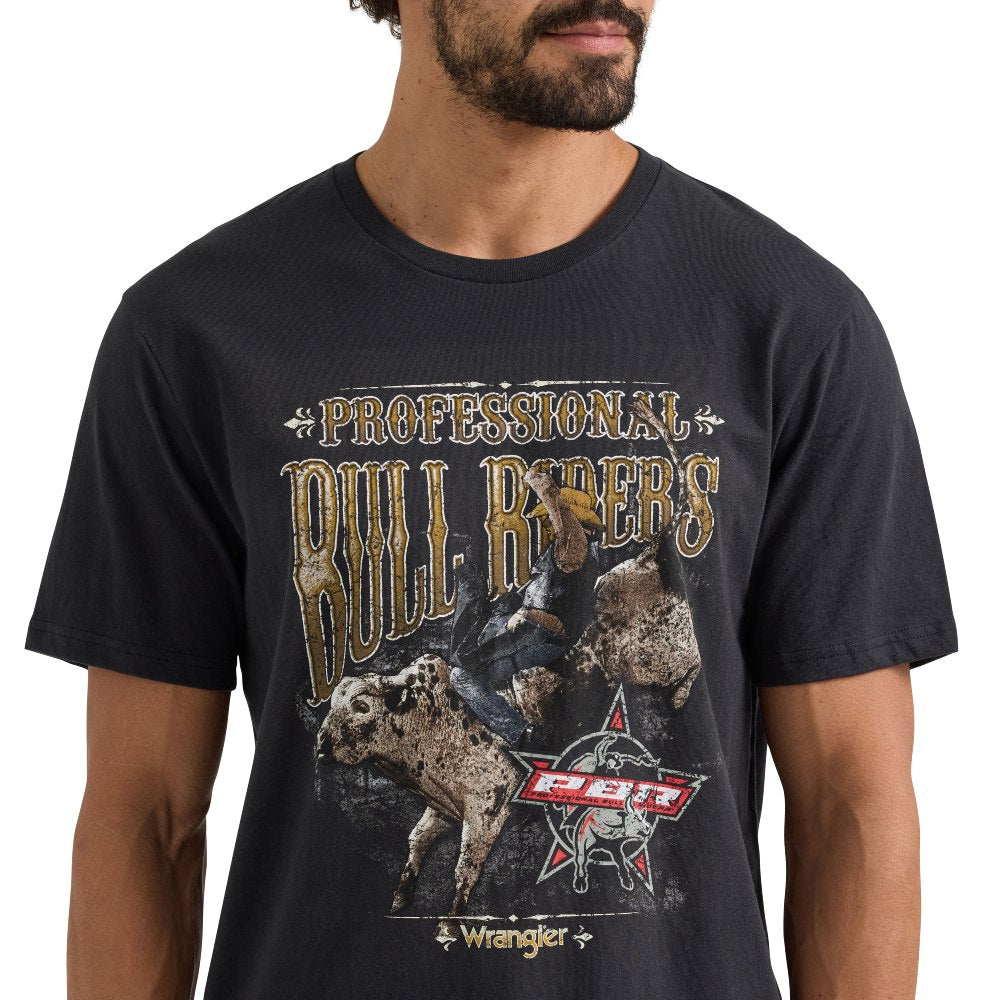 Wrangler Mens PBR Black T-Shirt