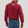 Wrangler Mens PBR Logo Western Shirt