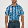 Wrangler Mens Performance Polo Shirt Blue