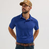 Wrangler Mens Performance Polo Shirt Navy - 112359350