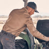 Wrangler Mens Rawhide Cowboy Cut® Firm Finish Twill Western Work Shirt