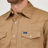 Wrangler Mens Rawhide Cowboy Cut® Firm Finish Twill Western Work Shirt
