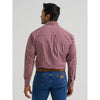 Wrangler Mens Relaxed Fit Shirt Burgandy - 112381629