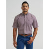 Wrangler Mens Relaxed Fit Shirt Red - 112381628