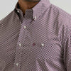 Wrangler Mens Relaxed Fit Shirt Red - 112381628