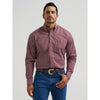 Wrangler Mens Relaxed Fit Shirt Red - 112381630