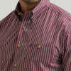 Wrangler Mens Relaxed Fit Shirt Red - 112381630