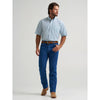 Wrangler Mens Relaxed Fit Shirt Teal - 112379160