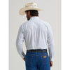 Wrangler Mens Relaxed Fit Shirt Teal/White - 112379158