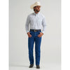 Wrangler Mens Relaxed Fit Shirt Teal/White - 112379158