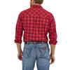 Wrangler Mens Retro Long Sleeve Shirt Red - 112368057