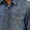 Wrangler Mens Retro Premium Snap Shirt - 10MVR458D