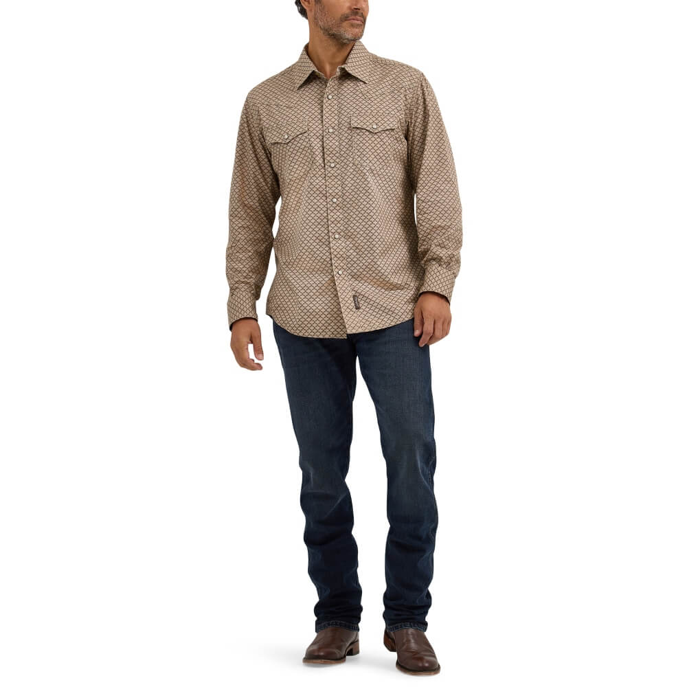 Wrangler Mens Retro Premium Snap Shirt