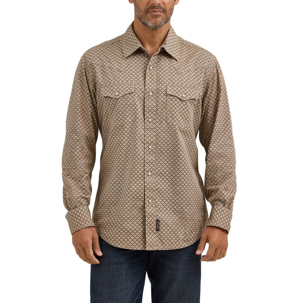 Wrangler Mens Retro Premium Snap Shirt