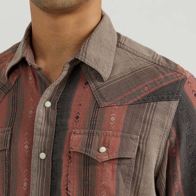 Wrangler Mens Retro Premium Western Shirt