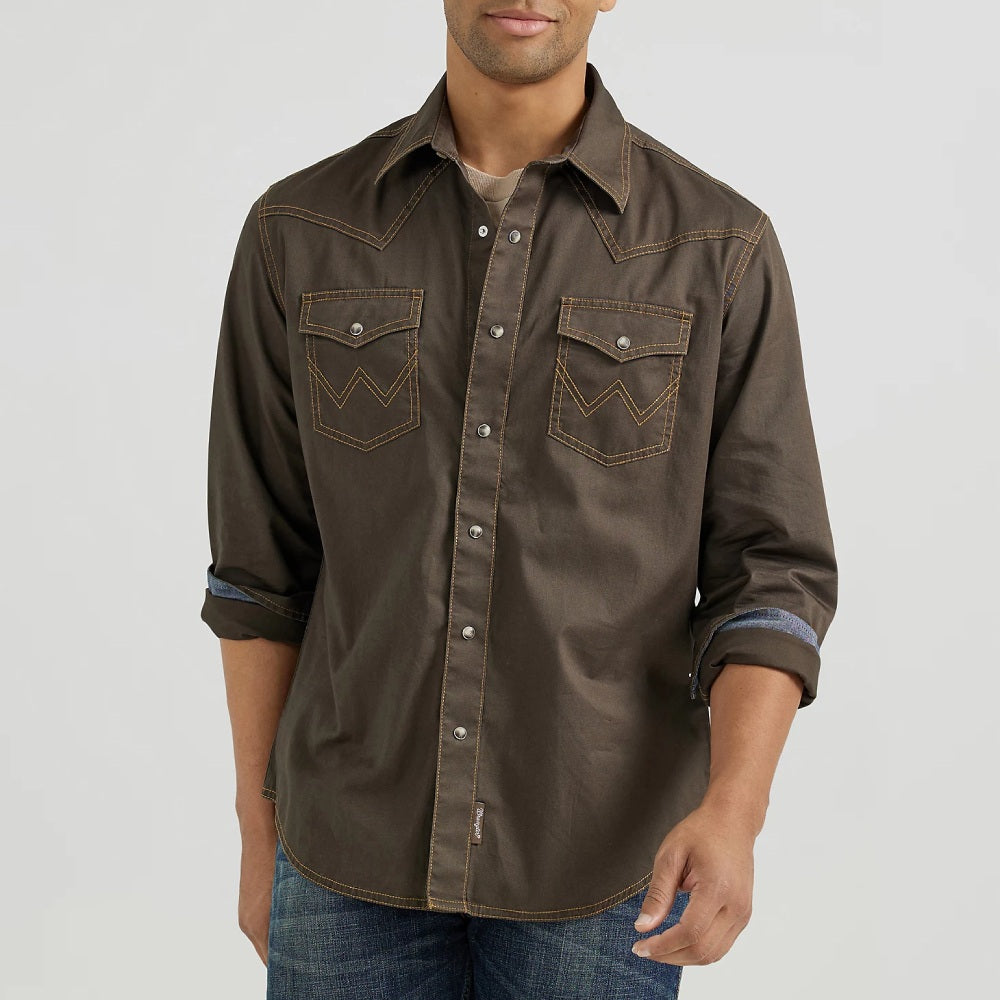 Wrangler Mens Retro Premium Western Shirt