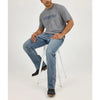 Wrangler Mens Retro Relaxed Fit Bootcut Jeans Greeley - 10WRT20GL