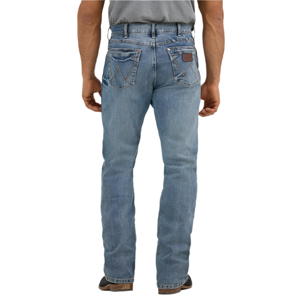 Wrangler Mens Retro Relaxed Fit Bootcut Jeans Greeley - 10WRT20GL