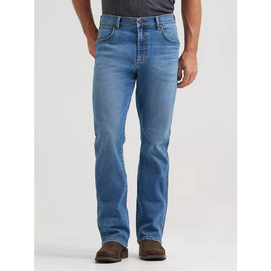 Wrangler Mens Retro Relaxed Fit Jeans Evans Wash Color