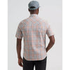 Wrangler Mens Retro® Sawtooth Pocket Western Shirt Gray Lights - 112378935