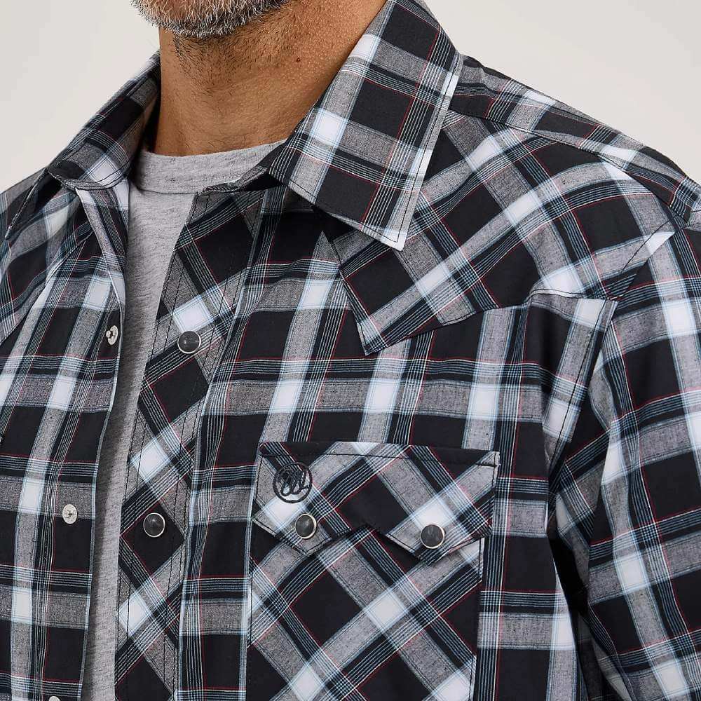 Wrangler Mens  Retro® Sawtooth Western Shirt