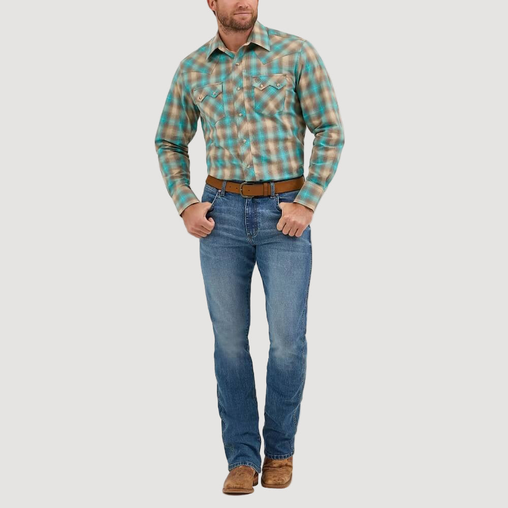 Wrangler Mens Retro® Sawtooth Western Shirt