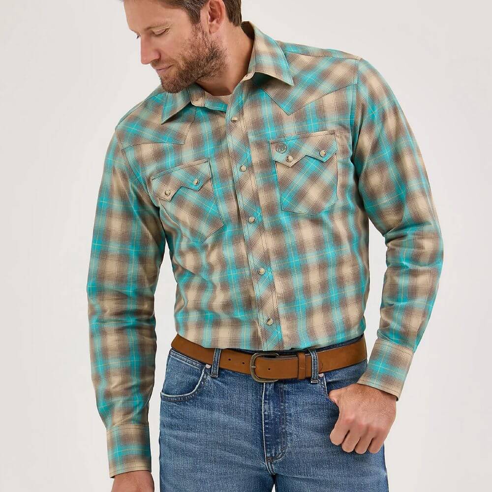 Wrangler Mens Retro® Sawtooth Western Shirt