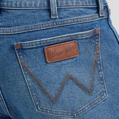 Wrangler Mens Retro Slim Bootcut Jeans