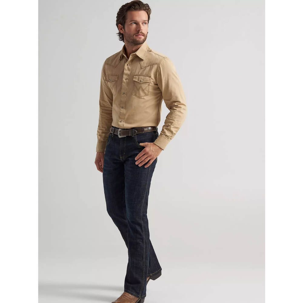 Wrangler Mens Retro Slim Fit Bootcut Jeans - 77MWZDX
