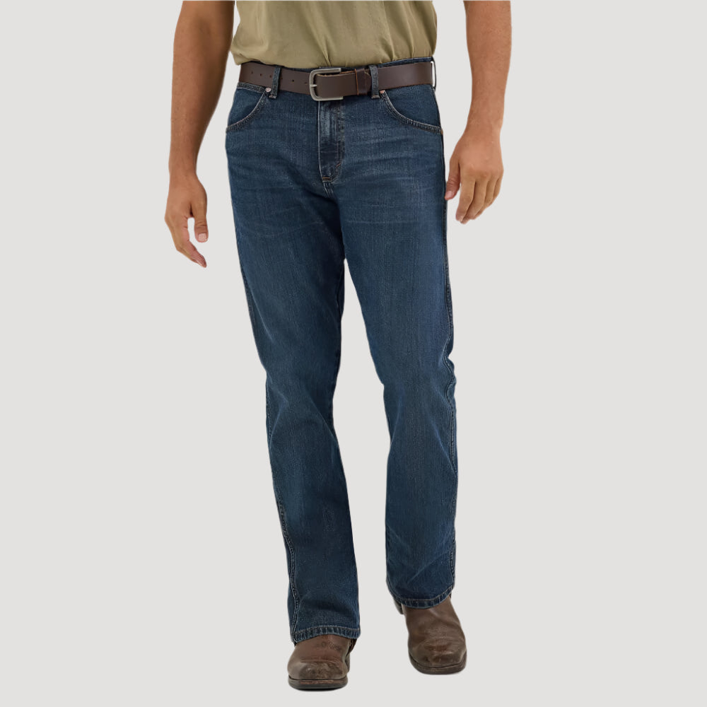 Wrangler Mens Retro Slim Fit Bootcut Jeans Oakdale - 112367574