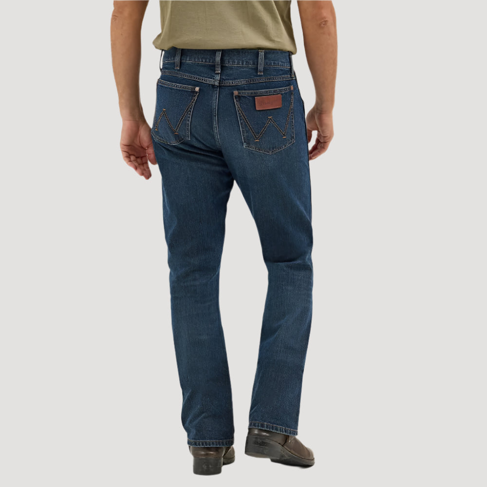 Wrangler Mens Retro Slim Fit Bootcut Jeans Oakdale - 112367574
