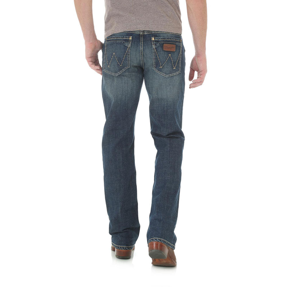 Wrangler Mens Retro Slim Bootcut Jeans Layton Shop Now