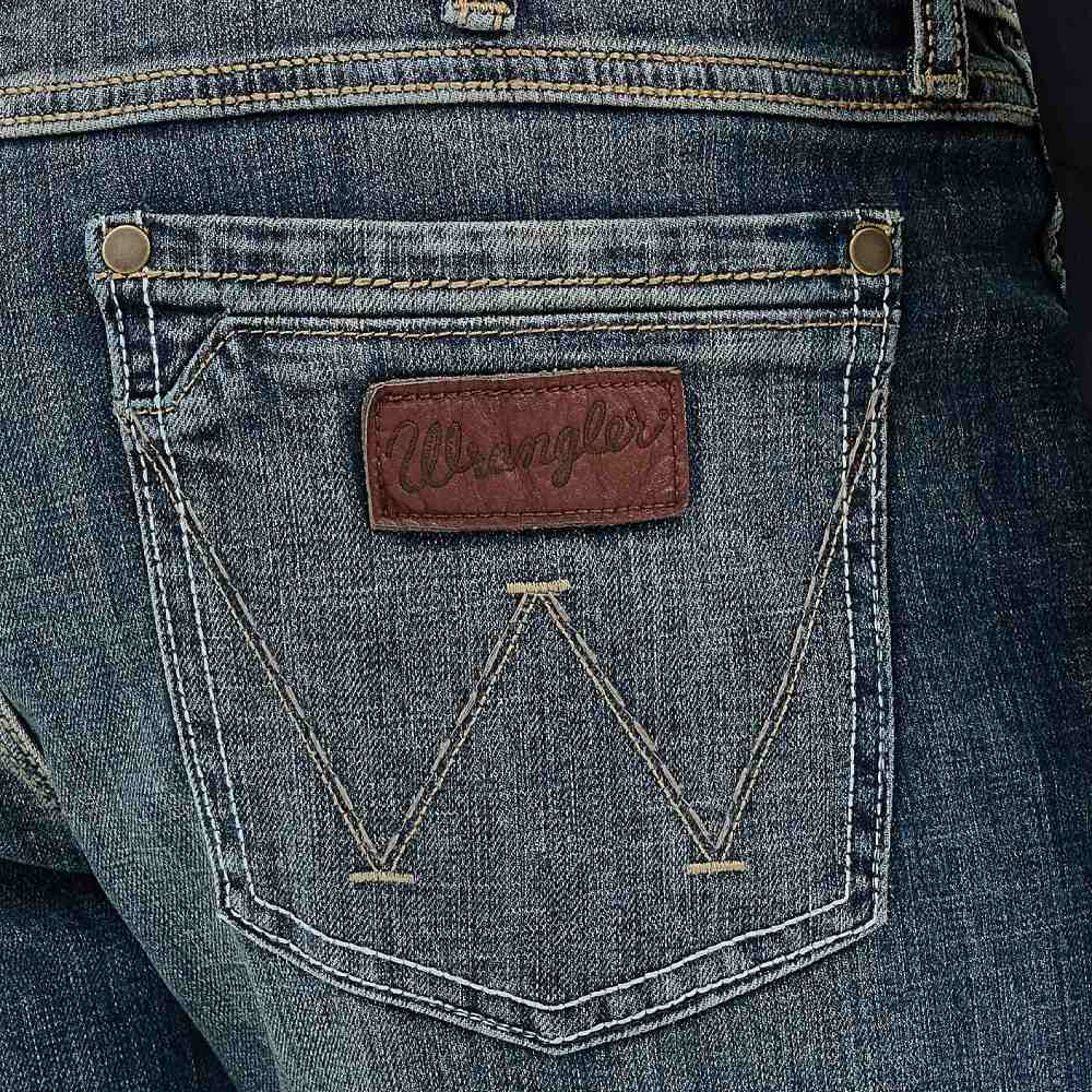 Wrangler Mens Retro Slim Fit Bootcut Jeans