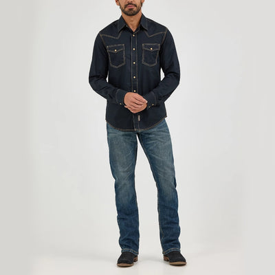 Wrangler Mens Retro Slim Fit Bootcut Jeans - WLT77LY